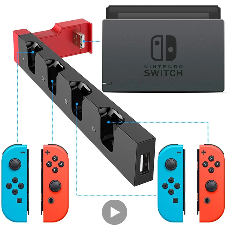 Gaming Console Tower - Stacja dokująca do ładowania Nintendo Switch