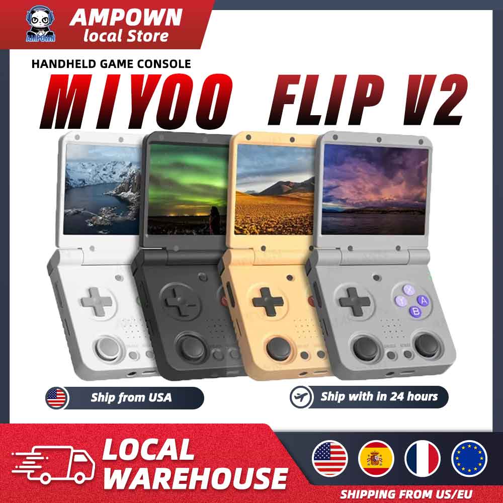 Gaming Console Tower - Konsola przenośna MIYOO Flip V2 z