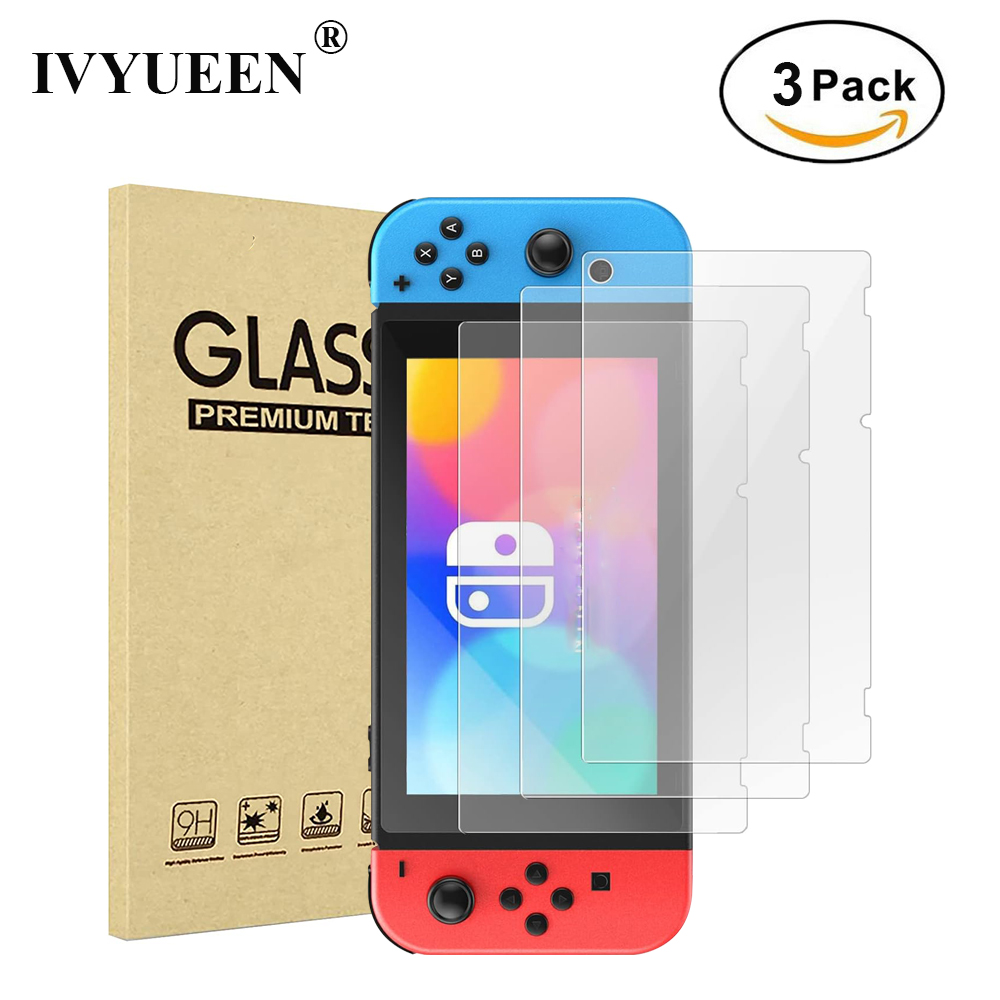 Gaming Console Nintendo Switch - IVYUEEN 3 szt. Ochraniacz ekranu ze