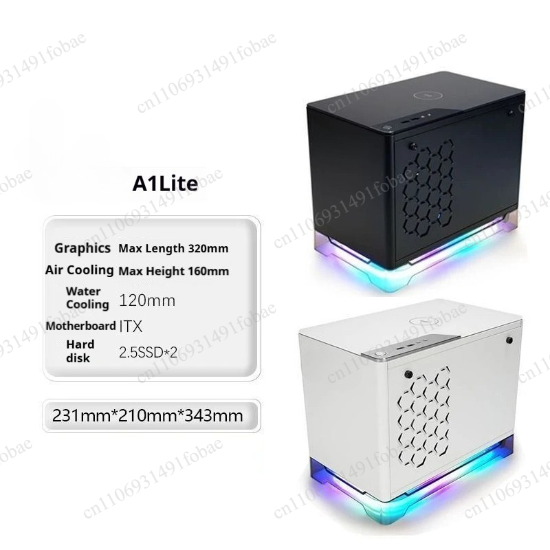 Gaming Console Tower - Obudowa A1 Lite Itx Mini, obsługuje
