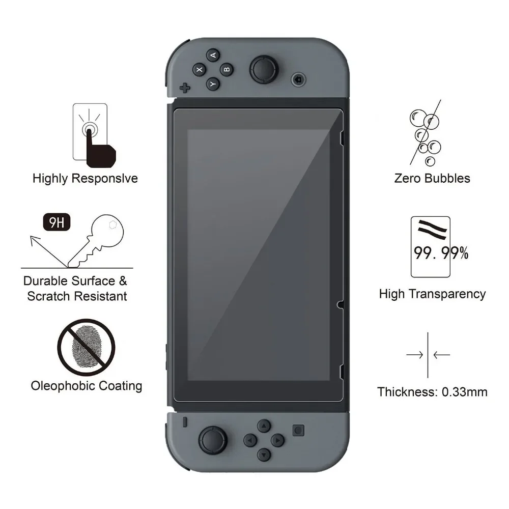 IVYUEEN 3 szt. Ochraniacz ekra – Gaming Console Nintendo Switch recenzja i cena