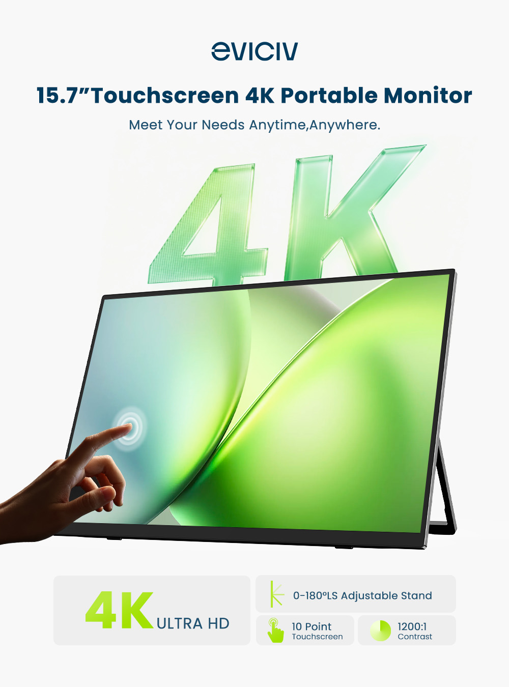 EVICIV 4K przenośny monitor 10 – Gaming Console Types recenzja i cena