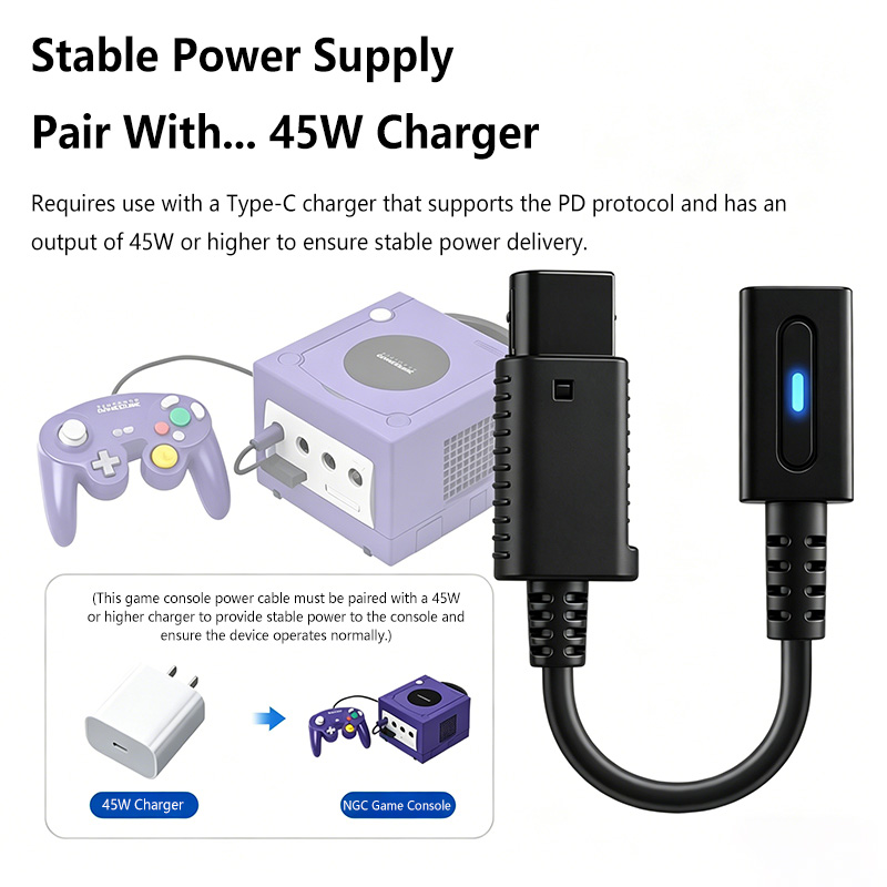 Kabel USB-C 12cm 45W PD do ład – Gaming Console Types recenzja i cena